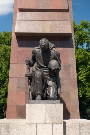 Memorial of the second world war and russian soldiers in Treptower park, Berlin のeditorial素材