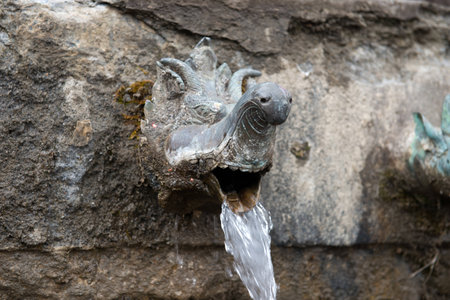 Mukthinath Temple on a Annapurna Circuit - most popular turists trek in Himalayan mountain massive in Nepal.の写真素材