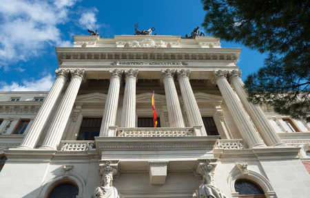 Ministry of Rural, Marine and Natural Environment in Madrid, Spainのeditorial素材
