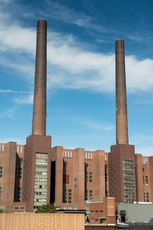 Car factory in Wolfsburg, Germany.のeditorial素材
