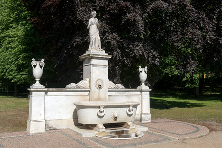 Sculpture in Sanssouci Park in Potsdam, Germanyの写真素材