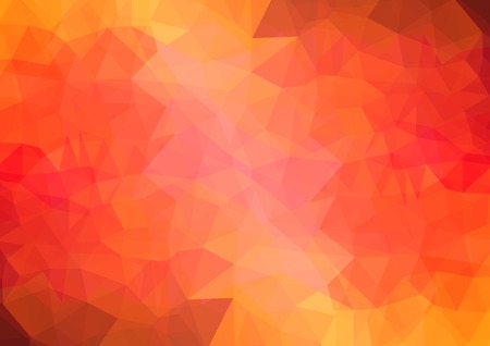multi-color red geometric rumpled triangular low poly style gradient illustration graphic background.の写真素材