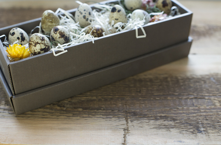 Box full of easter eggs
