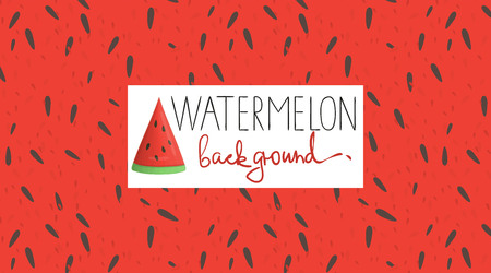 Vector colorful background with watermelon pulp. Bright pattern for natural organic food designのイラスト素材