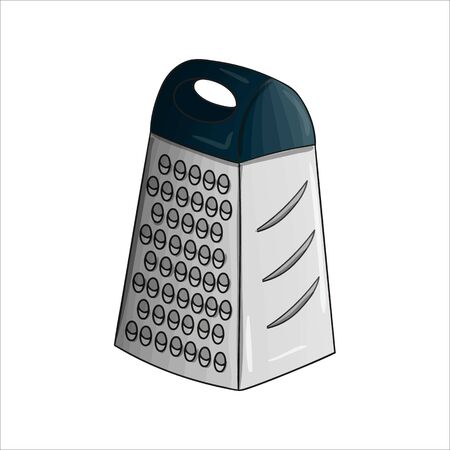 Vector colored greater. Kitchen tool icon isolated on white background. Cartoon style cooking equipment. vector illustrationのイラスト素材