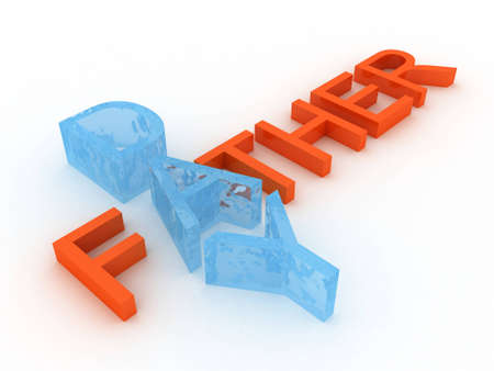 Fater's day volume textの写真素材