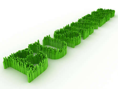 Business green worb of spineの写真素材