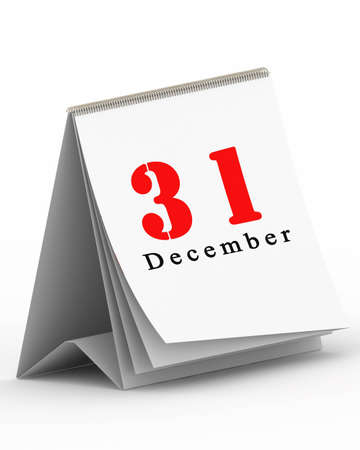 Calendar happy New Yearの写真素材