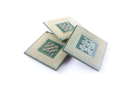 processor rests on a white background