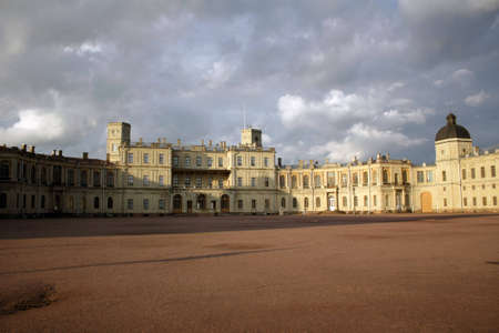 Russia. St.-Petersburg. Gatchina. The Gatchina palaceの写真素材
