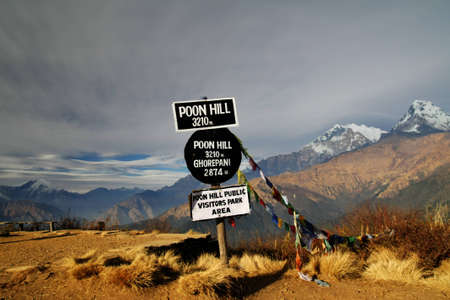 Poon Hill view point, Nepalのeditorial素材