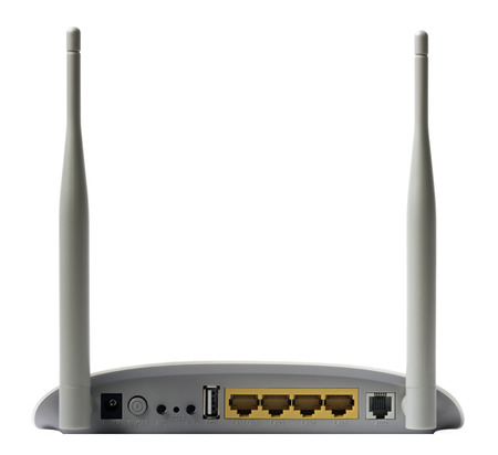 Wireless routerの写真素材
