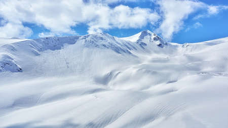 Arkhyz. Mountain top view on the southern slope