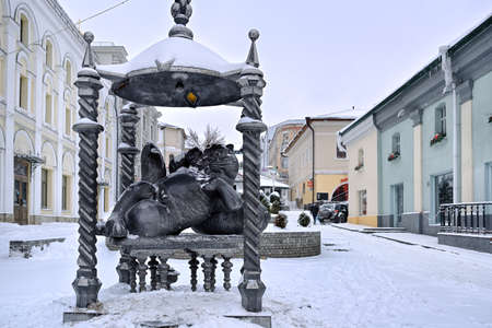 Monument to the Kazan fat catのeditorial素材