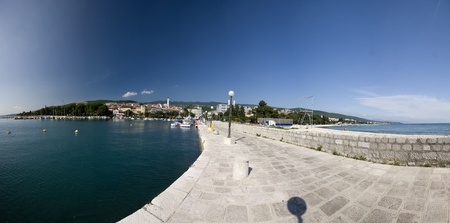 Crikvenica`s waterfrontの写真素材
