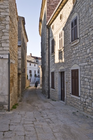 Stony street of Sv.Lovrecの写真素材