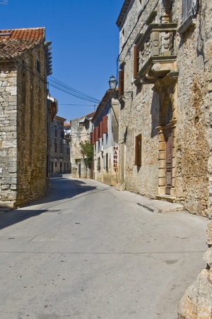 Stony Galizana streetの写真素材