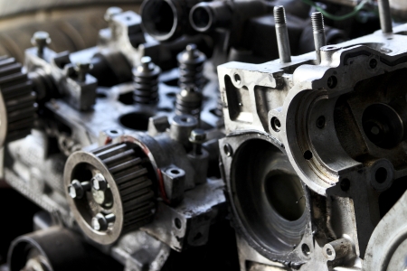 Old engine block