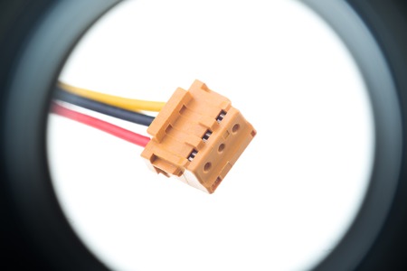 Plug and cable, a connector for electrically connecting wires