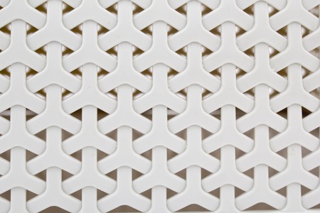 Wattled beige background-plastic a basketの写真素材