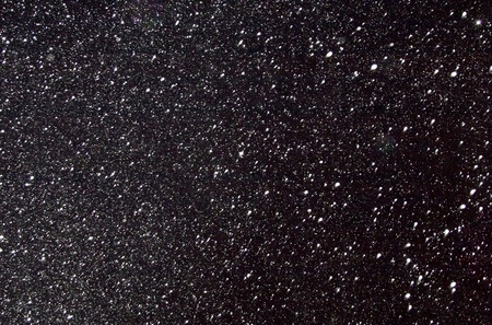 White flakes of snow on a black background. It is possible to use as a backgroundの写真素材