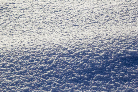 Sparkling snow in the Siberian winterの写真素材