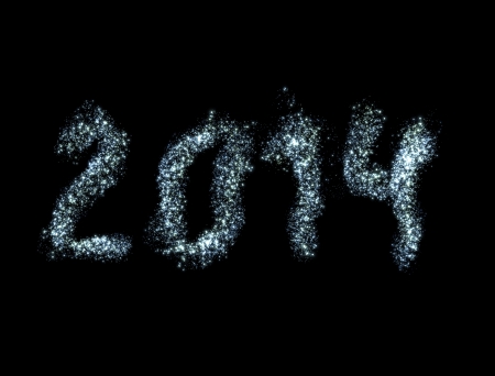 Happy New Year - 2014の写真素材