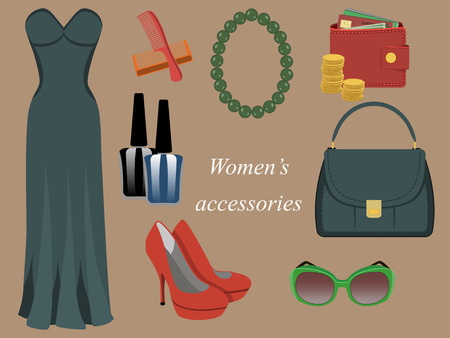 A set of women\\\\\\\\のイラスト素材