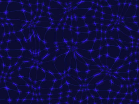 abstract dark background with glowing lines. purple geometric picture. Template for design, Vector illustration.のイラスト素材