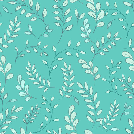 Seamless leaf pattern.のイラスト素材