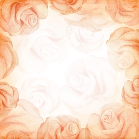 Abstract romantic vector background in beige colors. Vector illustrationのイラスト素材
