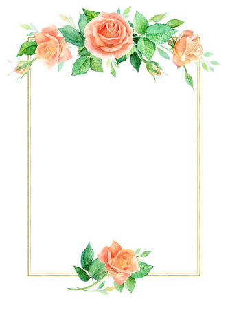 Watercolor illustration of world map in flowers. Template for DIY projects, wedding invitations, greeting cards, posters, blogs, websiteの写真素材
