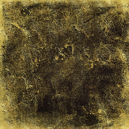 Black background with gold scuffs and spots. Template for greeting cards, logos, posters, blogs, website. abstract illustrationの写真素材