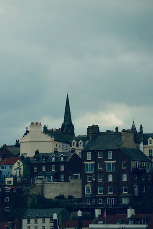 View of whitby city.の写真素材