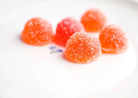 fruit jelly marmalade dessert の写真素材