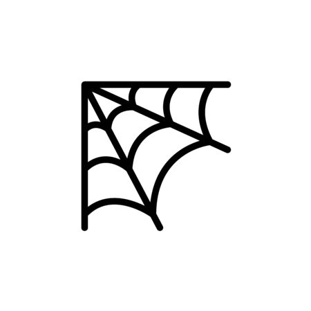 spider web vector symbol icon design. Beautiful illustration isolated on white backgroundのイラスト素材