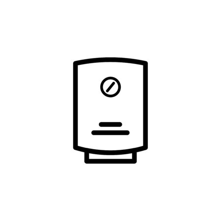 boiler icon, water heater vectorのイラスト素材