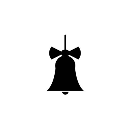 vector image of a church bell, christmas bells, church bell - school bell iconのイラスト素材
