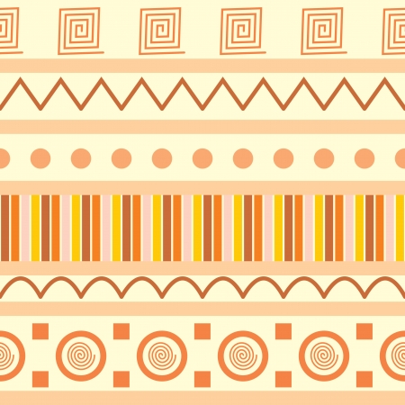 seamless pattern with national ornamentのイラスト素材