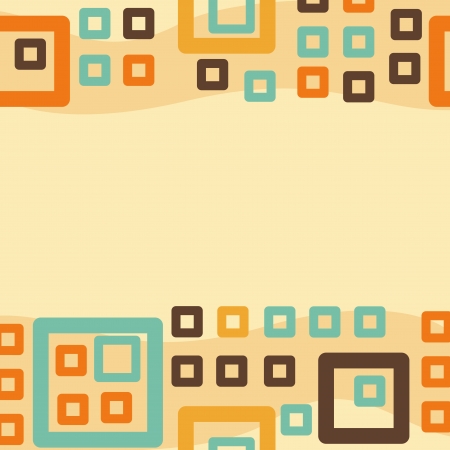 border frame with squaresのイラスト素材