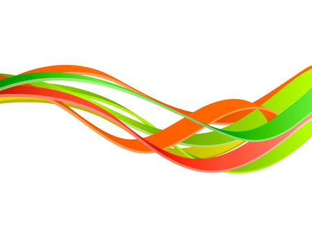 Colorful waves background のイラスト素材