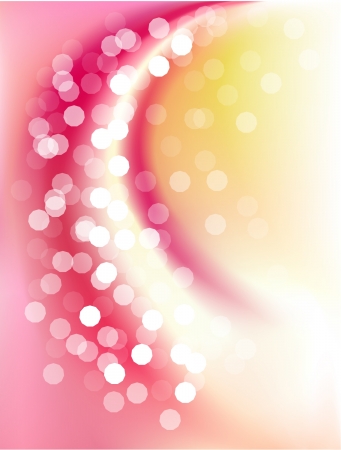 Summer lights defocused - background with bokeh のイラスト素材