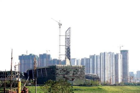 construction siteのeditorial素材