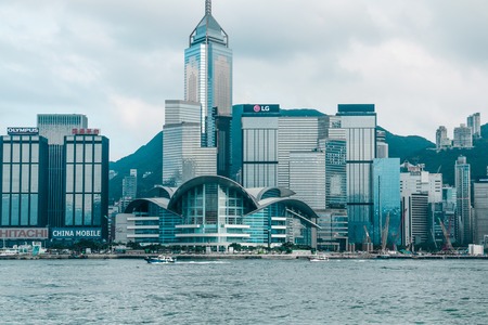 Hong Kong cityscapeのeditorial素材