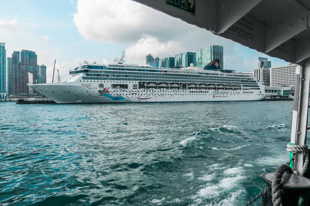 Hong Kong cityscapeのeditorial素材