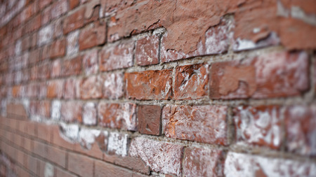 Old vintage brick wallの写真素材