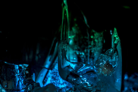 Frozen crystal shoesの写真素材