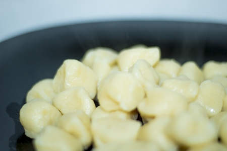 Homemade gnocchiの写真素材