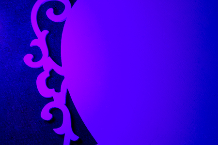 wooden tray with picture frameの写真素材