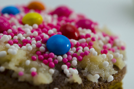 delicious cupcake and full of colorの写真素材